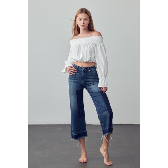 Insane Gene Mid-rise Crop Flare Jeans - P1301 - Size 7/27 - Picture 3 of 10